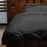 Emboss Dekbedovertrekset Geometric Zwart + 1*