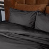 Emboss Dekbedovertrekset Geometric Zwart + 1*