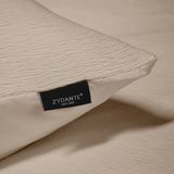 Zydante - Mousseline Dekbedovertrek - Wit/ Bruin/ Taupe/ Grijs/ Roze/ Petrol/ Off-white - Microvezel
