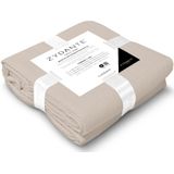 Zydante - Mousseline Dekbedovertrek - Wit/ Bruin/ Taupe/ Grijs/ Roze/ Petrol/ Off-white - Microvezel