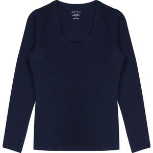 Claesen's - T-Shirt - Navy - LS Cotton/Lycra