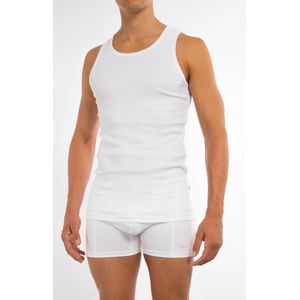 Claesen's - Hemd - Wit - Rib Cotton/Lycra 2-Pack