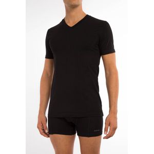 Claesen's - T-Shirt - Zwart - V-Neck - 2-Pack - Katoen/Lycra