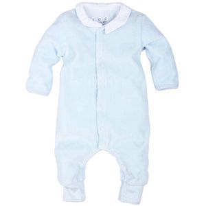 Claesen's - Baby Onepiece Velvet - Lichtblauw - Babypakje
