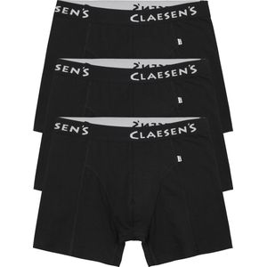 Claesen's Basics boxers (3-pack), heren boxers lang, zwart
