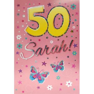 Kaart - That funny age - 50 jaar, Sarah - TFA060
