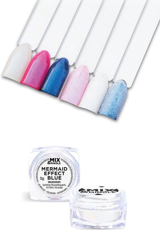 IBP - Mix & Mingle - Nagelversiering - Glitterpoeder - Blauw - 5gr