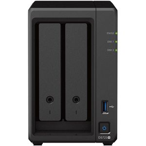 Synology - DS723+ - Netwerkopslag - Zwart - 8TB (2x 4TB)