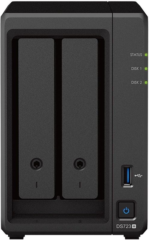 Synology - DS723+ - Netwerkopslag - Zwart - 8TB (2x 4TB)