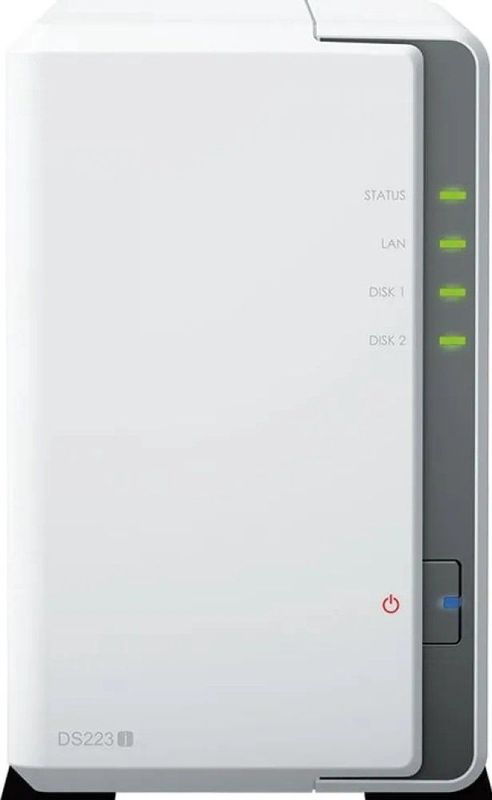 Synology DS223j - NAS - 8TB (2x 4TB) - Zwart