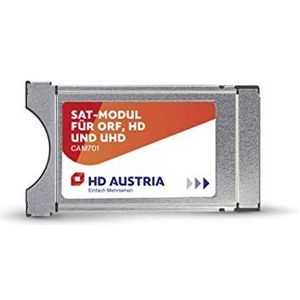HD Austria CI-module CAM701 HD-kaart (ORF HD, ATV HD, PULS 4 HD, meer dan 80 HD-kanalen, HD Austria TV-app, CI+-slot, eenvoudige installatie)