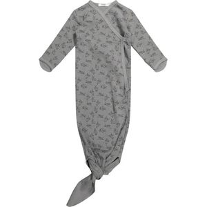 Snoozebaby - Cocon - Baby Slaapzak - Cloudy Grey - Katoen - Inclusief Mutsje en Krabwantjes