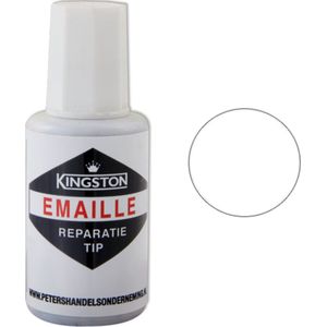Kingston - Emaille Reparatie Tip - Wit - 20ml