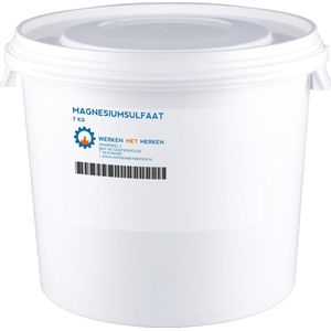 Magnesiumsulfaat 100% - Bitterzout - Emmer, 5 KG - Badzout - Epsomzout