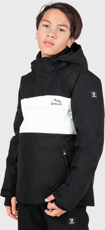 Brunotti - Keystony - Jongens Wintersportjas - Anorak - Blauw - 100% Gerecycled Materiaal