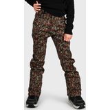 Brunotti - Sunpeaky-flower - Softshellpant - Bruin - Skibroek Meiden