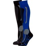Falcon Victor 2-Pack skisokken zwart