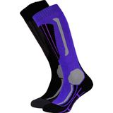 Skisokken - 2-Pack - Verkrijgbaar in Vier Kleuren - 54% Acryl - 26% Wol - 18% Polyamide - 2% Elasthaan