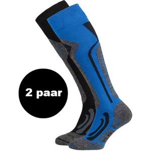 Falcon - Junior Skisokken - Blauw - 2-pack