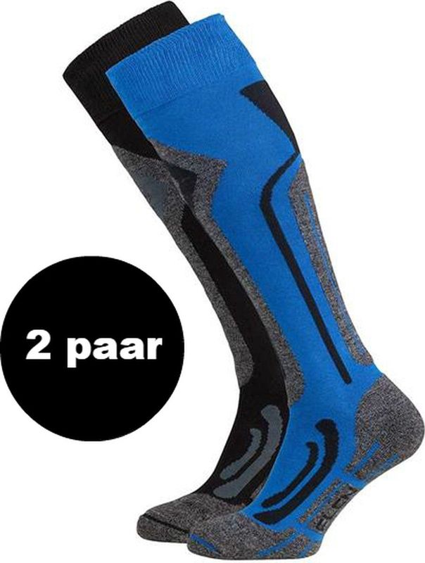 Falcon - Junior Skisokken - Blauw - 2-pack
