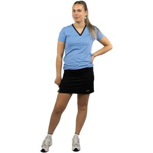 Sjeng Sports - Monica - Tennisrok - Zwart - Ademend Materiaal - Ingebouwde Short