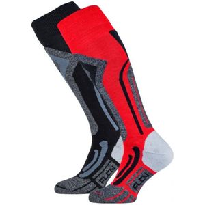 Falcon Coolly B Wintersportsokken - Unisex - Rood - 35-38