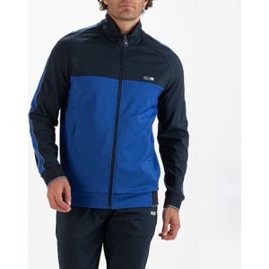 Sjeng Sports - Issandro - Trainingsjack - Kobaltblauw - Geweven Stretch Materiaal