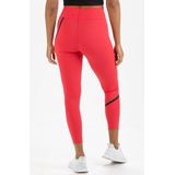 Sjeng Sports - Shiva Legging - Rood - Multistretch - Met Siliconen Streep