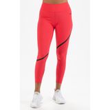 Sjeng Sports - Shiva Legging - Rood - Multistretch - Met Siliconen Streep