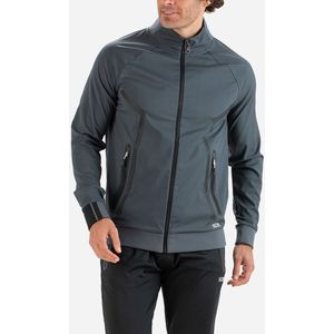 Sjeng Sports - Torsten - Herentrainingsjack - Titanium Grijs - Geweven Materiaal
