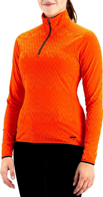 Falcon - Clementine - Ski Pully - Oranje - Zacht Ademend Materiaal