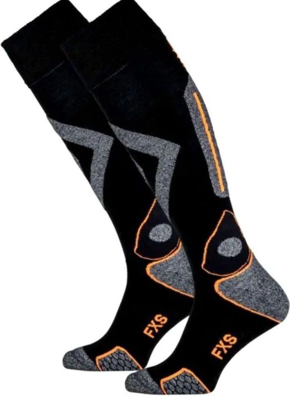 Falcon - Yeti - Snowboard Sokken - Geel - Hoogwaardig Polyester