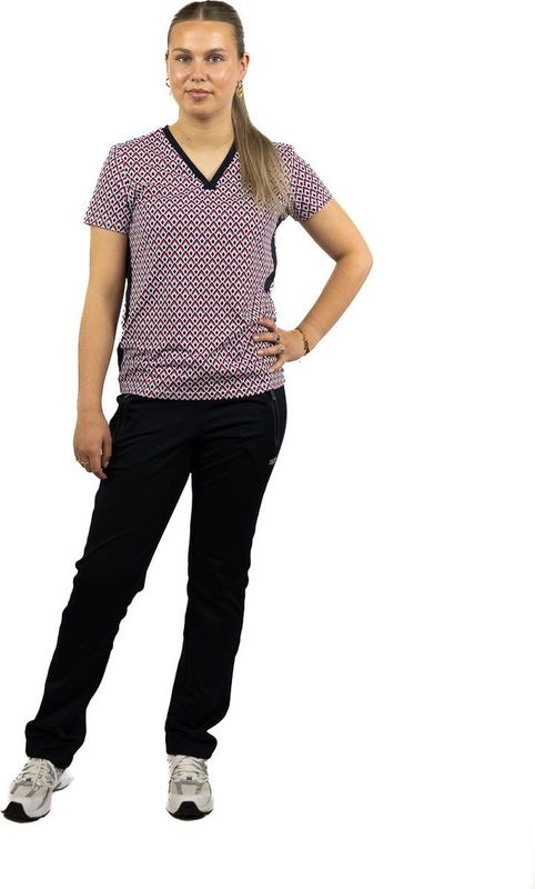 Sjeng Sports Inge Tennis Polo Dames Wit dessin S