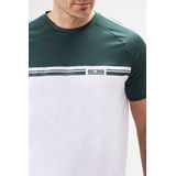 Sjeng Sports Coster Tennis Polo Heren Groen dessin