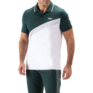Sjeng Sports Coster Tennis Polo Heren Groen dessin