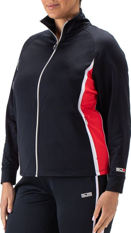 Sjeng Sports Feyza Plus Jack - Trainingsjack - Blauw - Dames