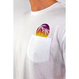 FALCON - laguna - Shirt strand heren - Wit-Multicolour