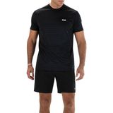 Sjeng Sports - tex Tennis T-shirt - Zwart - Korte Mouw - Heren