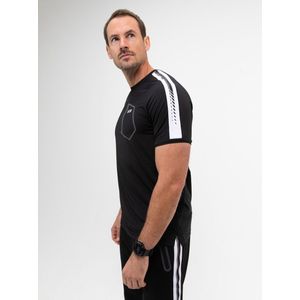 SJENG SPORTS - sinclair - T-shirt training km heren - Zwart-Multicolour