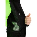 Falcon - Perrin - Heren Ski-Jas - Zwart - Softshell - Kunstdons Vulling