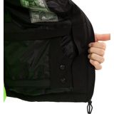 Falcon - Perrin - Heren Ski-Jas - Zwart - Softshell - Kunstdons Vulling