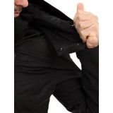 Falcon - Perrin - Heren Ski-Jas - Zwart - Softshell - Kunstdons Vulling