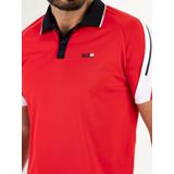 SJENG SPORTS - Cliffort - Tennis Polo Korte Mouw - Rood