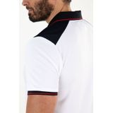 Sjeng Sports - Cisco Polo - Poloshirt - Real White - Dubbele Mesh en Jersey