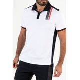 Sjeng Sports - Cisco Polo - Poloshirt - Real White - Dubbele Mesh en Jersey