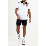 Sjeng Sports - Cisco Polo - Poloshirt - Real White - Dubbele Mesh en Jersey