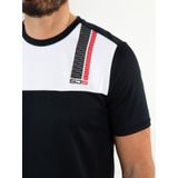 SJENG SPORTS - Bay - Tennis T-shirt Korte Mouw - Blauw - Katoen