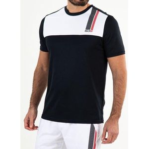 SJENG SPORTS - Bay - Tennis T-shirt Korte Mouw - Blauw - Katoen