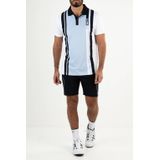 Sjeng Sports - Carlos - Poloshirt - Poederblauw - Single Jersey