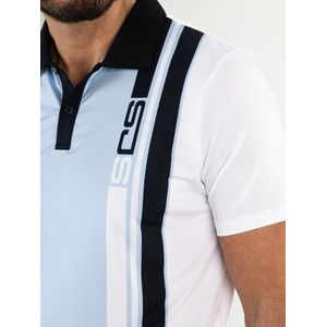 Sjeng Sports - Carlos - Poloshirt - Poederblauw - Single Jersey